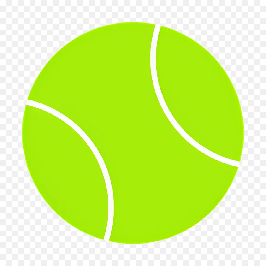 Pelota De Tenis，Verde PNG