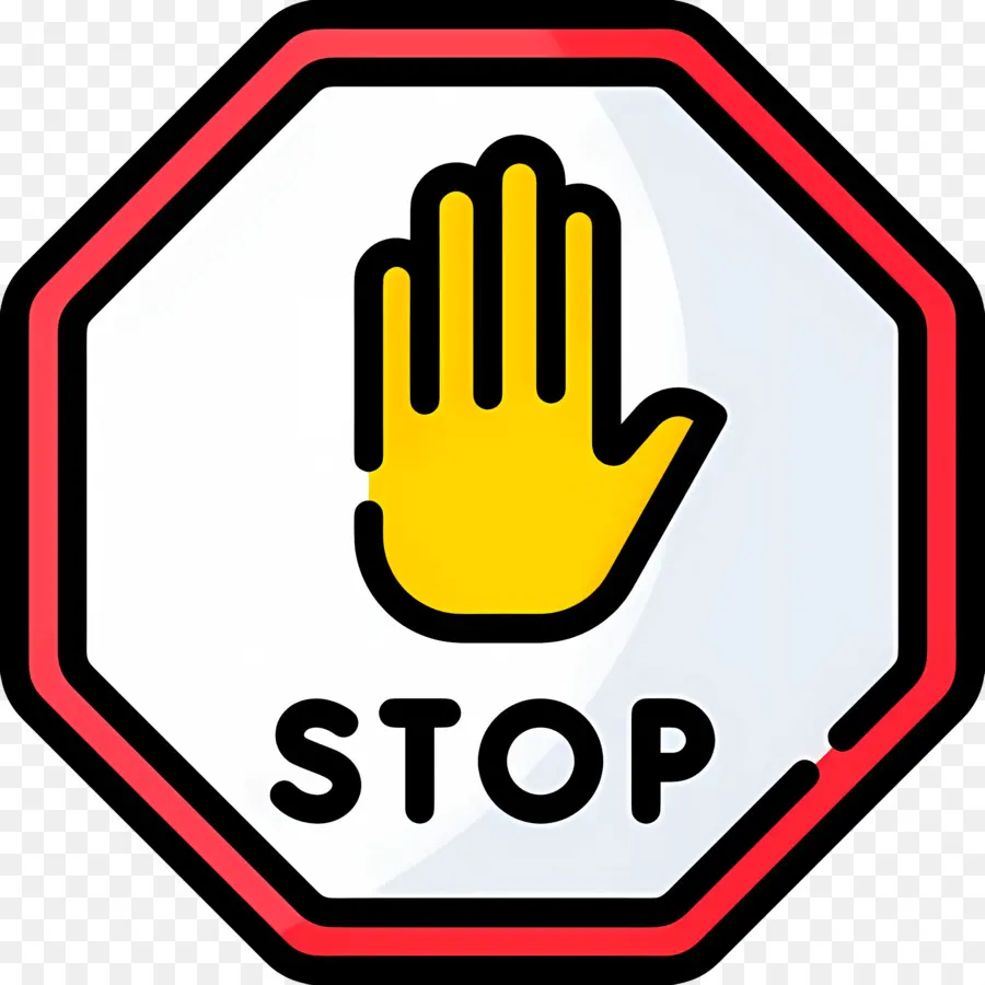 Señal De Stop，Advertencia PNG