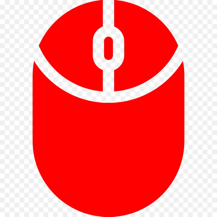 Ratón De Computadora，Ratón De Computadora Rojo PNG