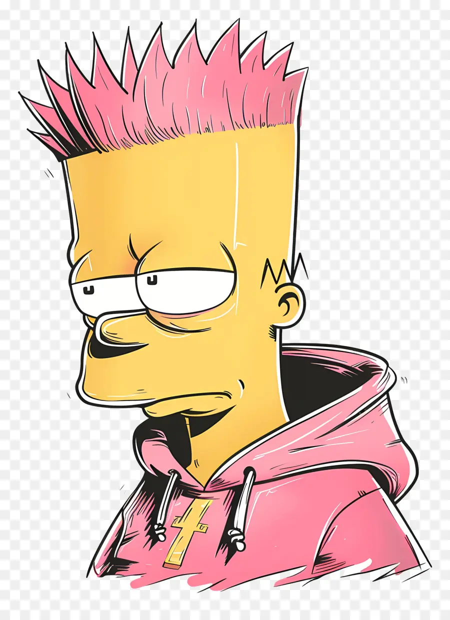 Bart Simpson，Chico Amarillo PNG