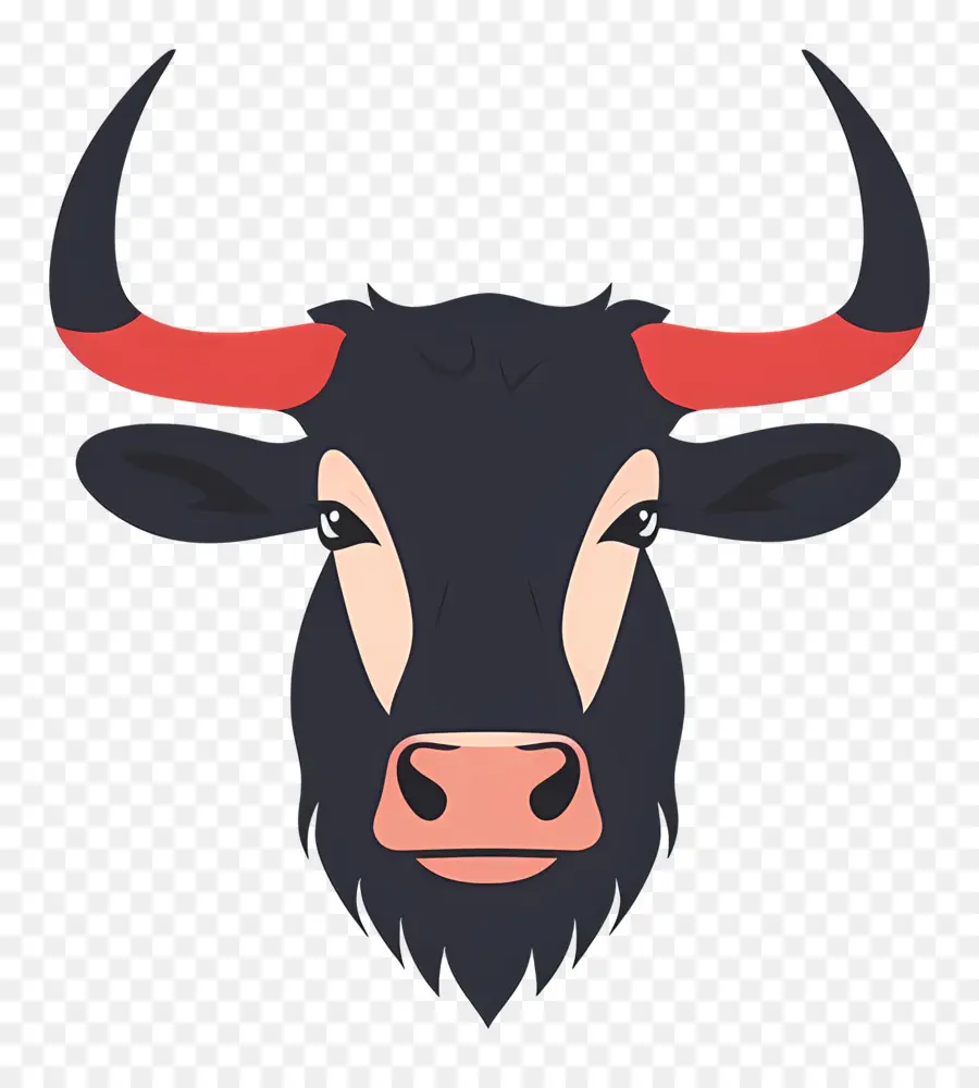 Cara De Toro，Vaca Colorida PNG