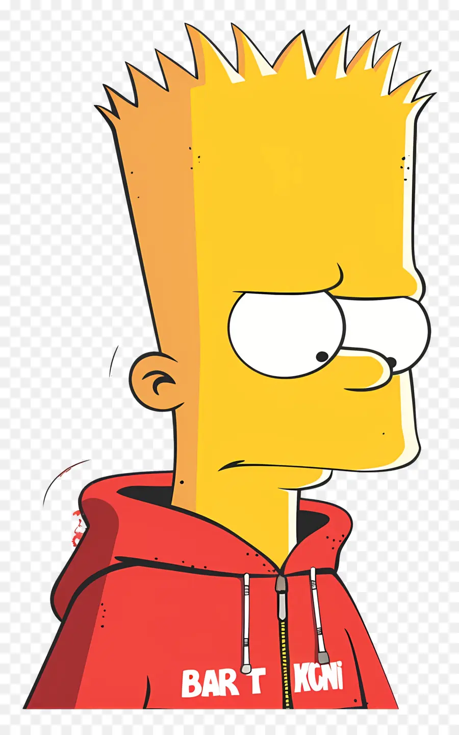 Bart Simpson，Niño De Dibujos Animados Con El Pelo Puntiagudo PNG