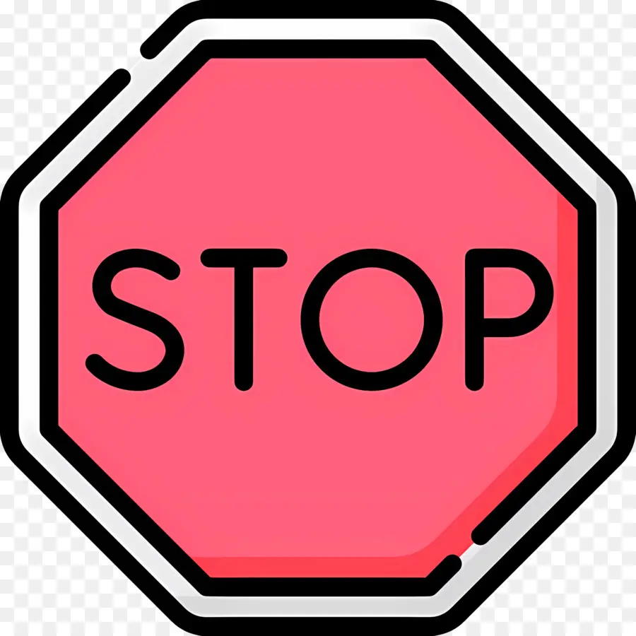 Señal De Stop，Tráfico PNG