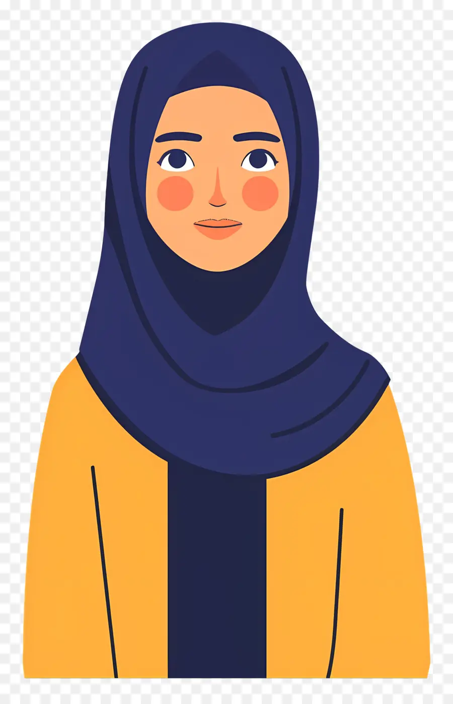 Linda Chica Hijab，Mujer En Hijab PNG