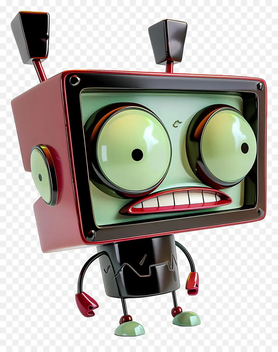 Invasor Zim，Robot De Dibujos Animados PNG