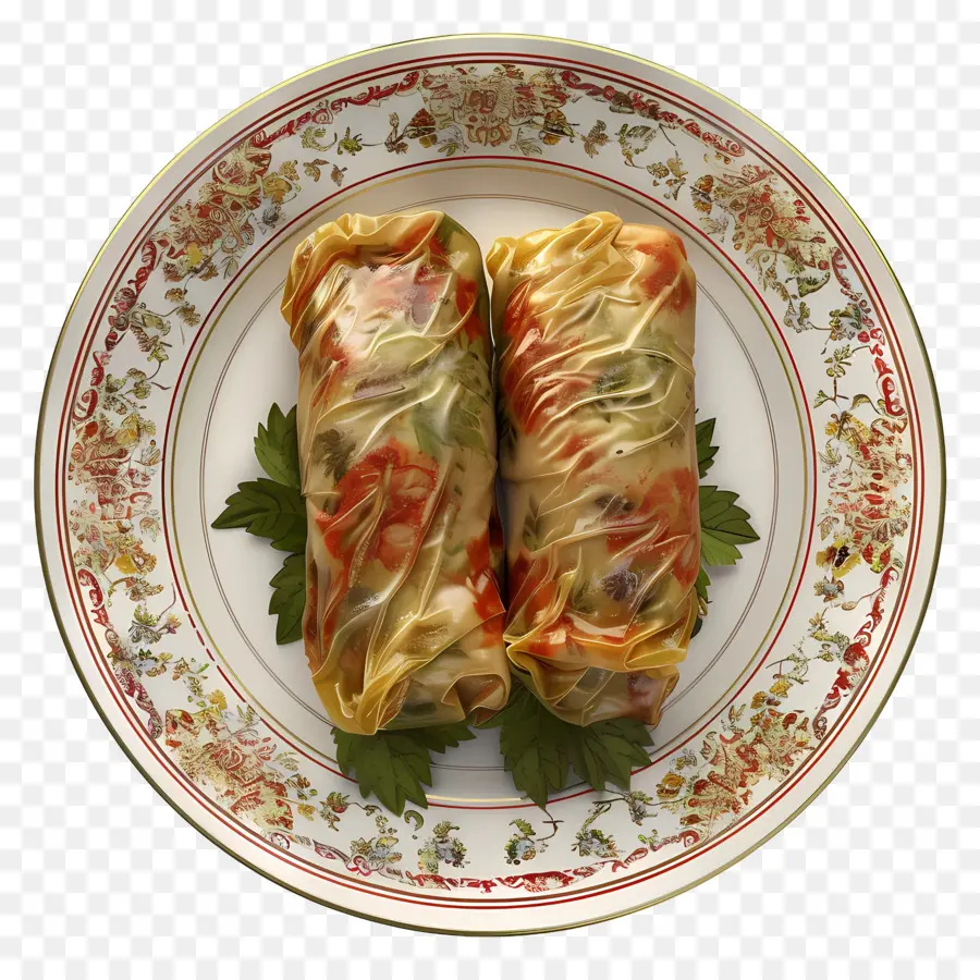 Dolmá，Rollitos De Col Rellenos PNG