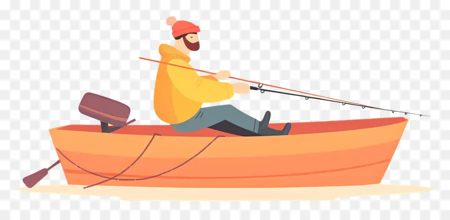 Pescador，Hombre Pescando PNG