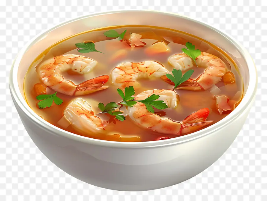 Sopa De Camarones，Camarón PNG