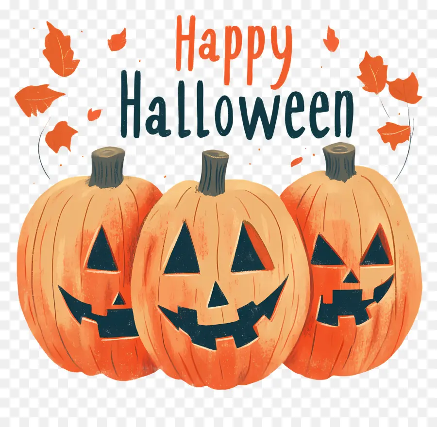 Feliz Halloween，Calabazas De Halloween PNG