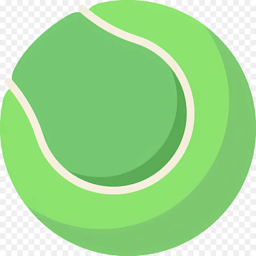 Pelota De Tenis，Bola Verde PNG