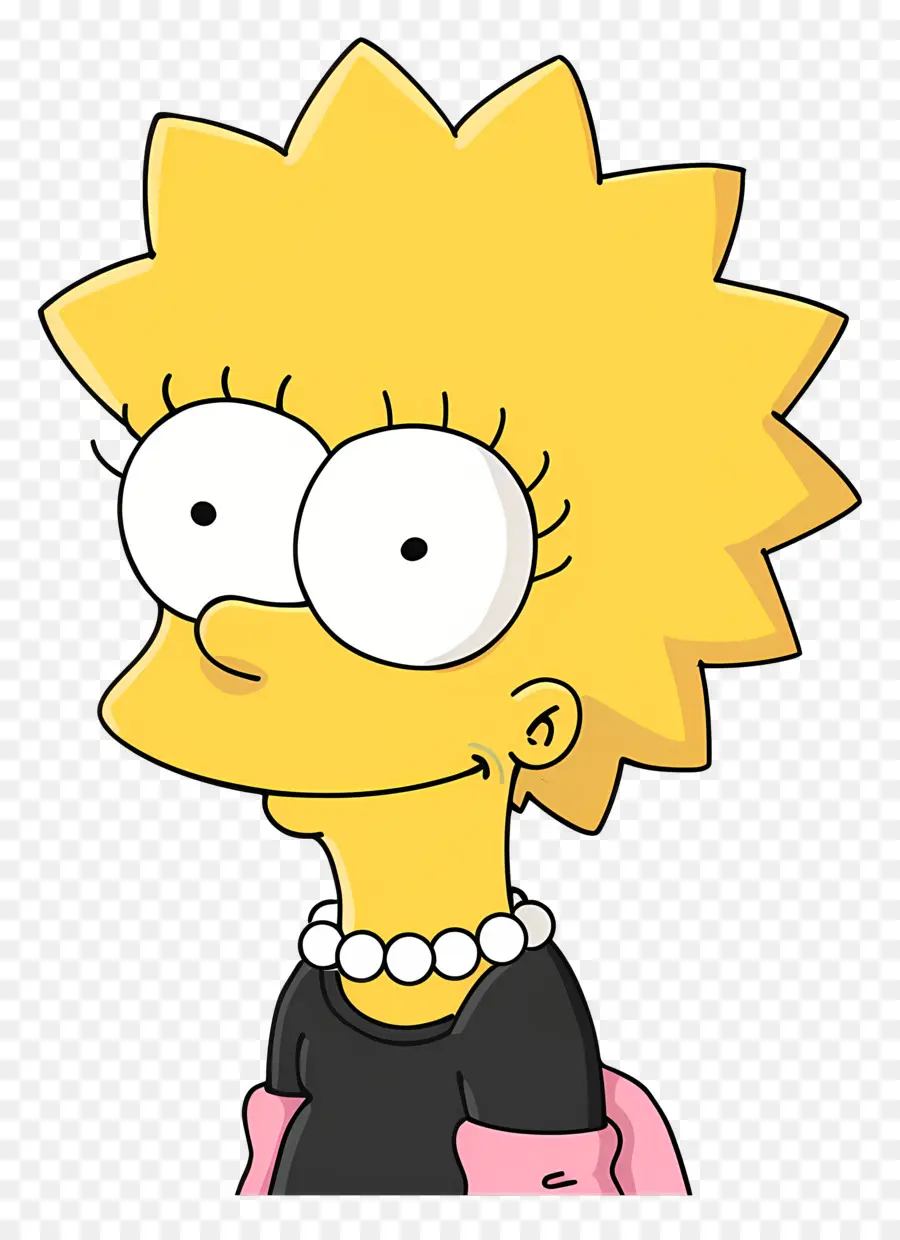 Lisa Simpson，Niña De Dibujos Animados PNG