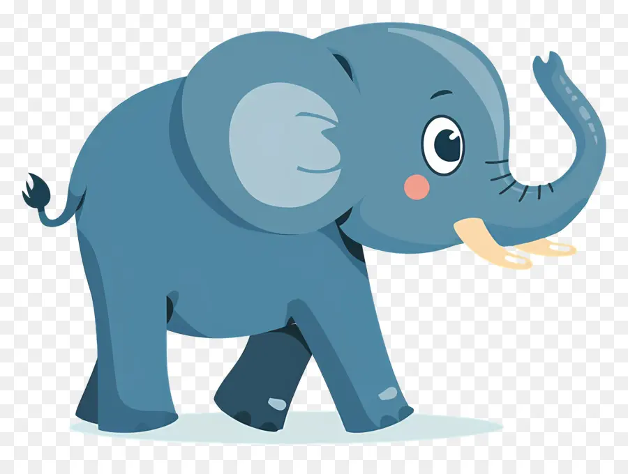 Elefante，Elefante Azul PNG