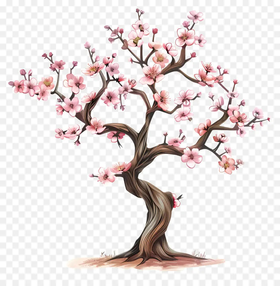 árbol Floreciente，Flores De Cerezo PNG