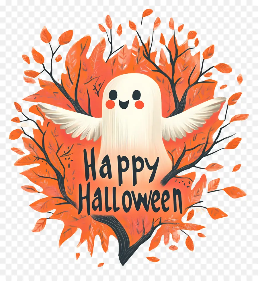 Feliz Halloween，Fantasma PNG