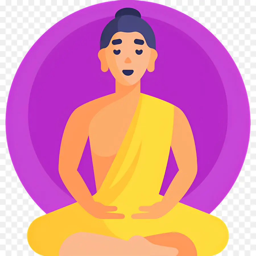 Buda，Persona Meditando PNG