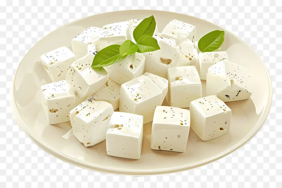 Queso Feta，Cubitos De Queso Blanco PNG