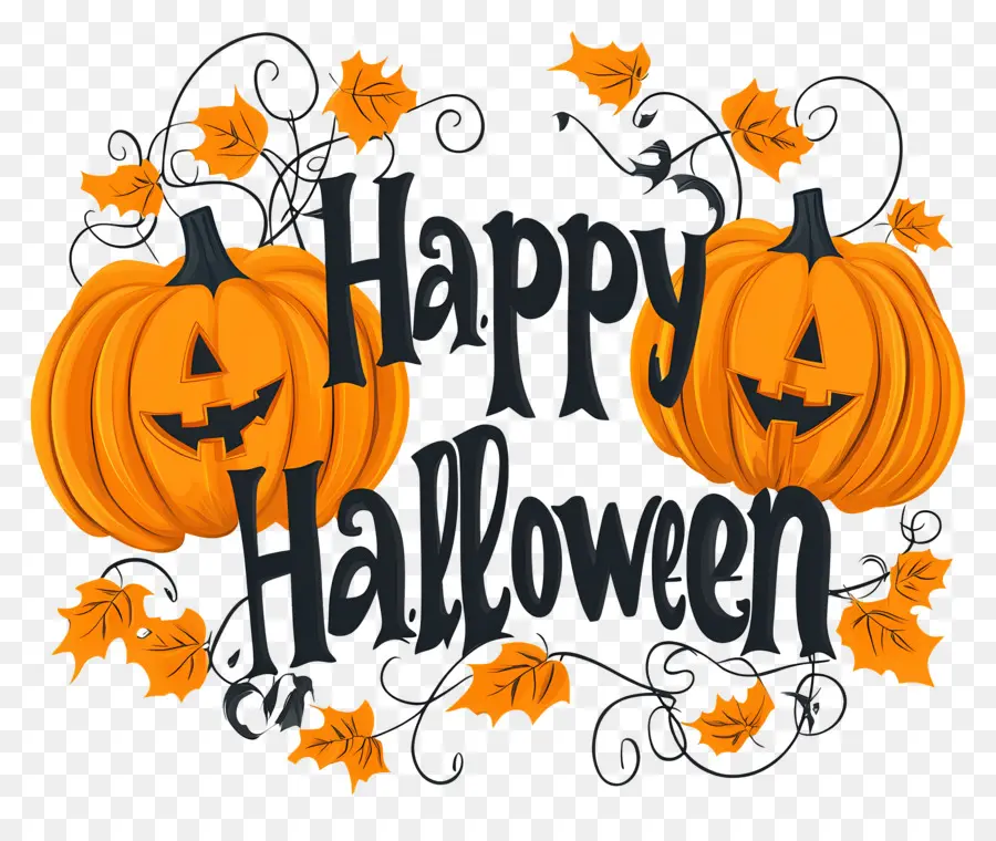 Feliz Halloween，Calabaza PNG