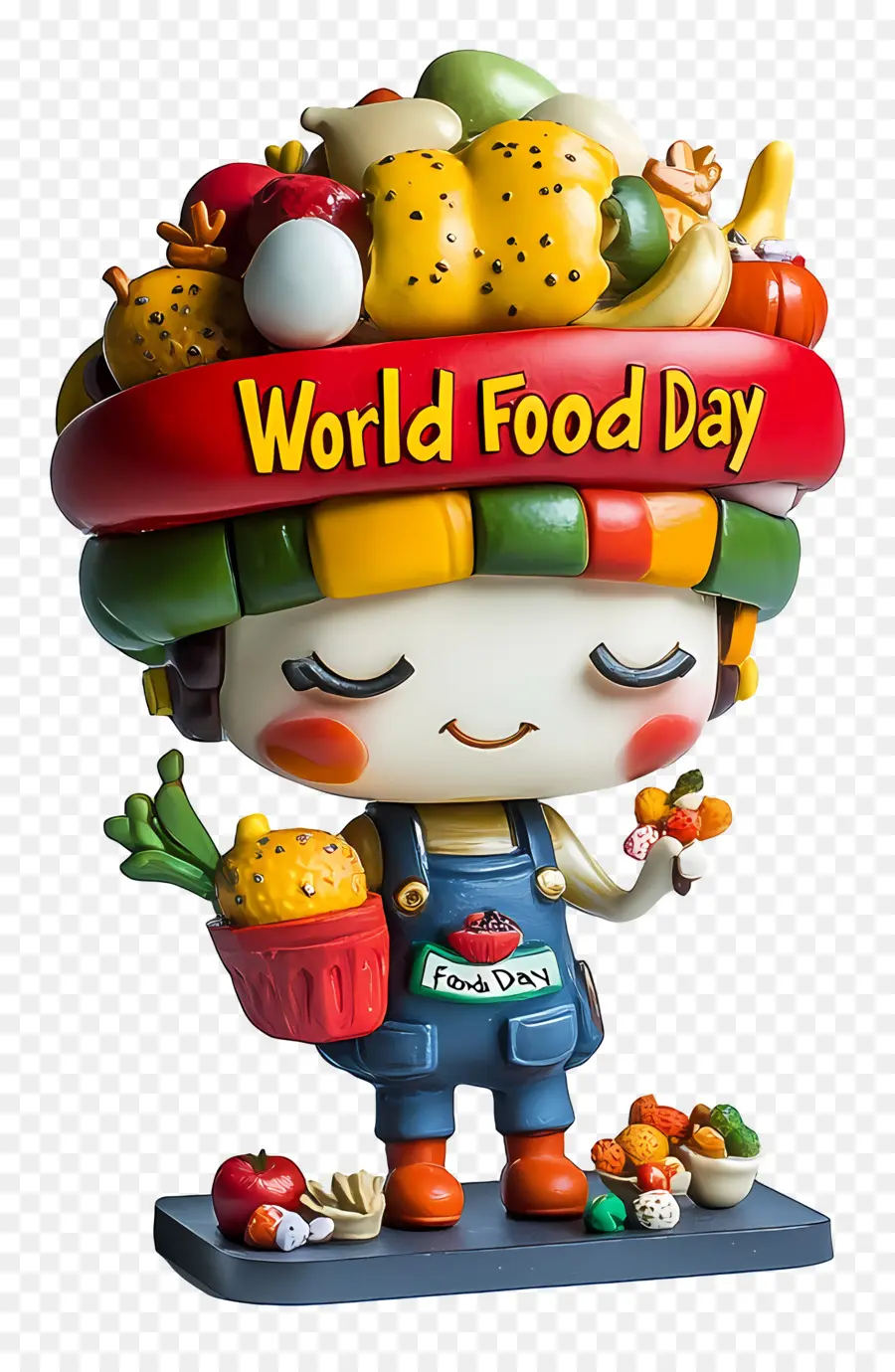 Día Mundial De La Alimentación，Carácter Del Día Mundial De La Alimentación PNG