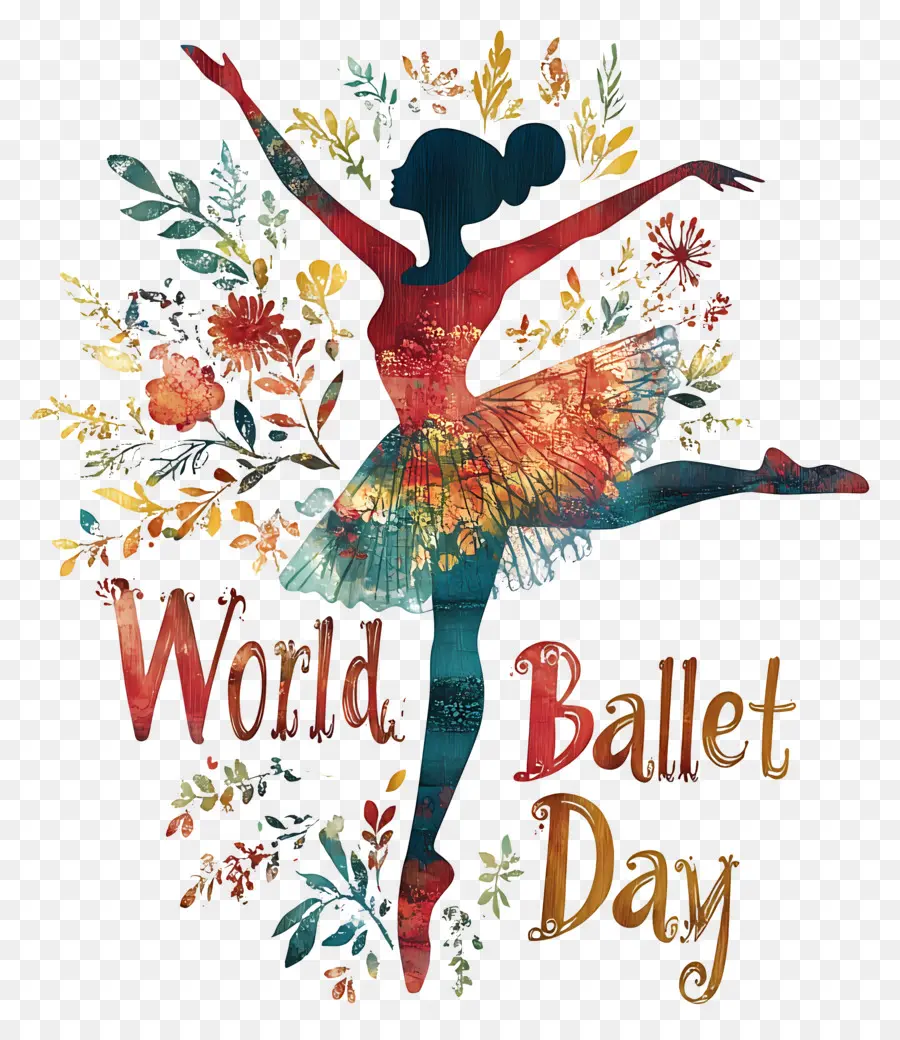 Día Mundial Del Ballet，Silueta De Ballet PNG