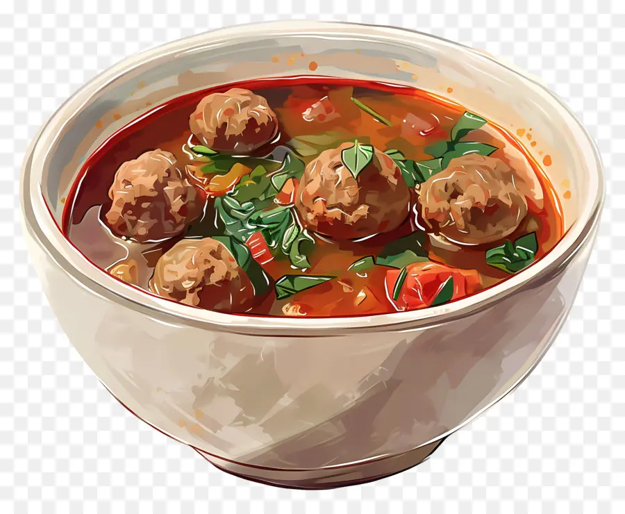 Sopa De Albóndigas，Tazón De Albóndigas PNG