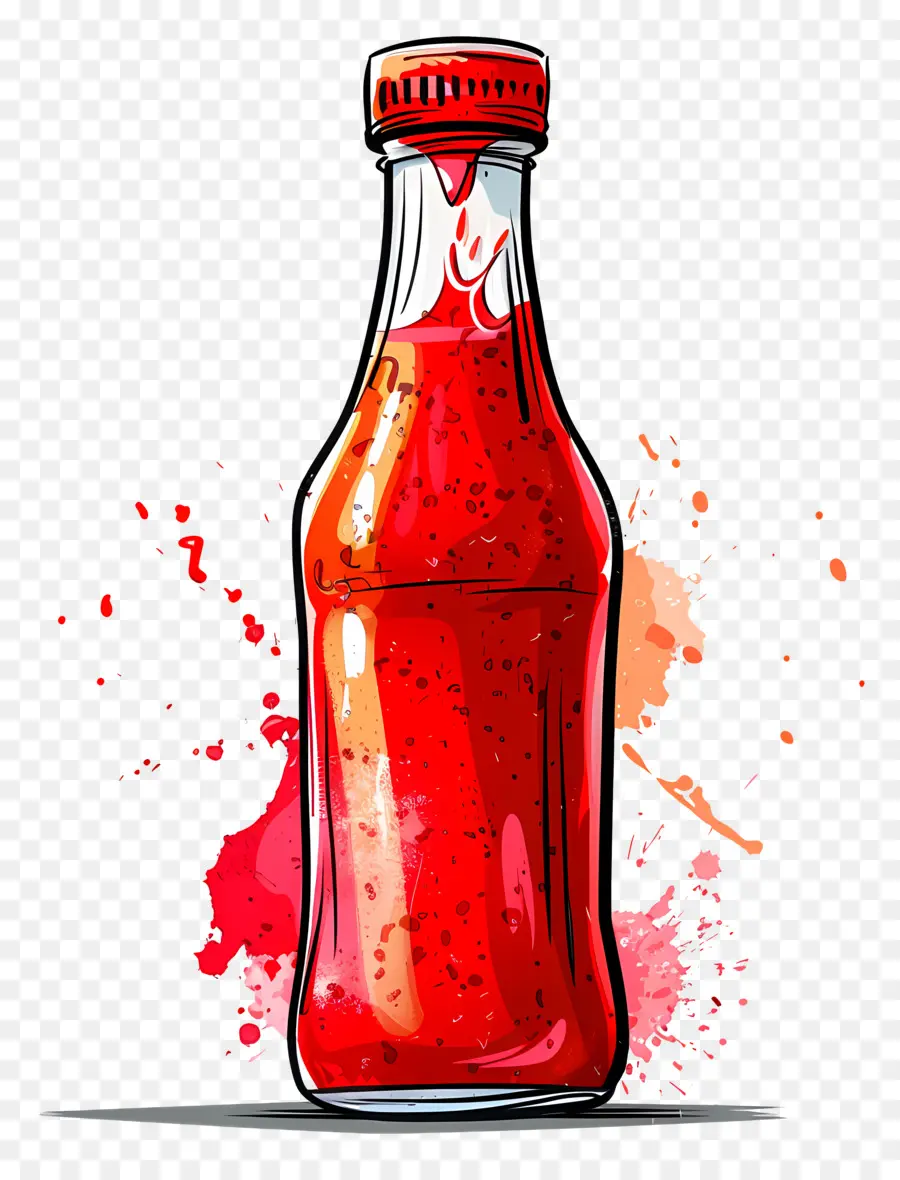 Salsa De Chile，Botella De Salsa De Tomate PNG