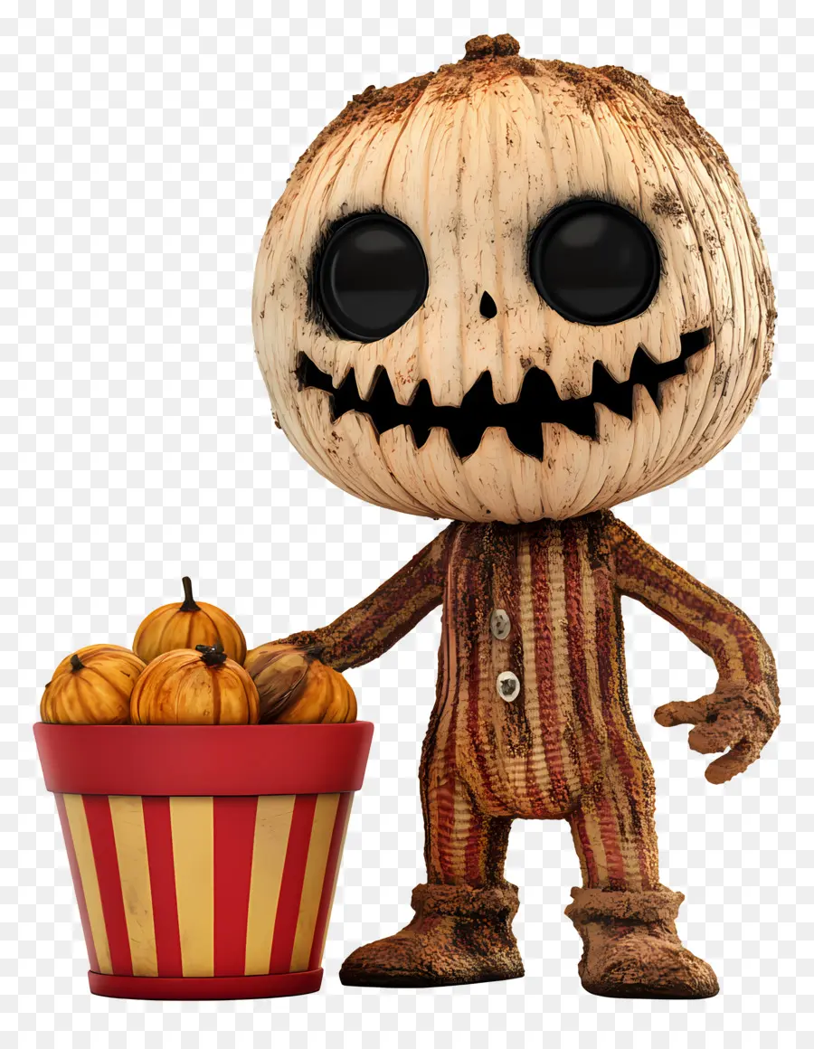 Noche De Película De Terror，Personaje De Calabaza PNG