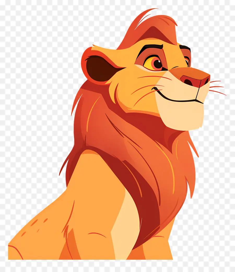 Simba，León De Dibujos Animados PNG