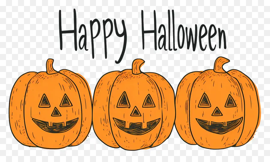 Feliz Halloween，Calabaza PNG