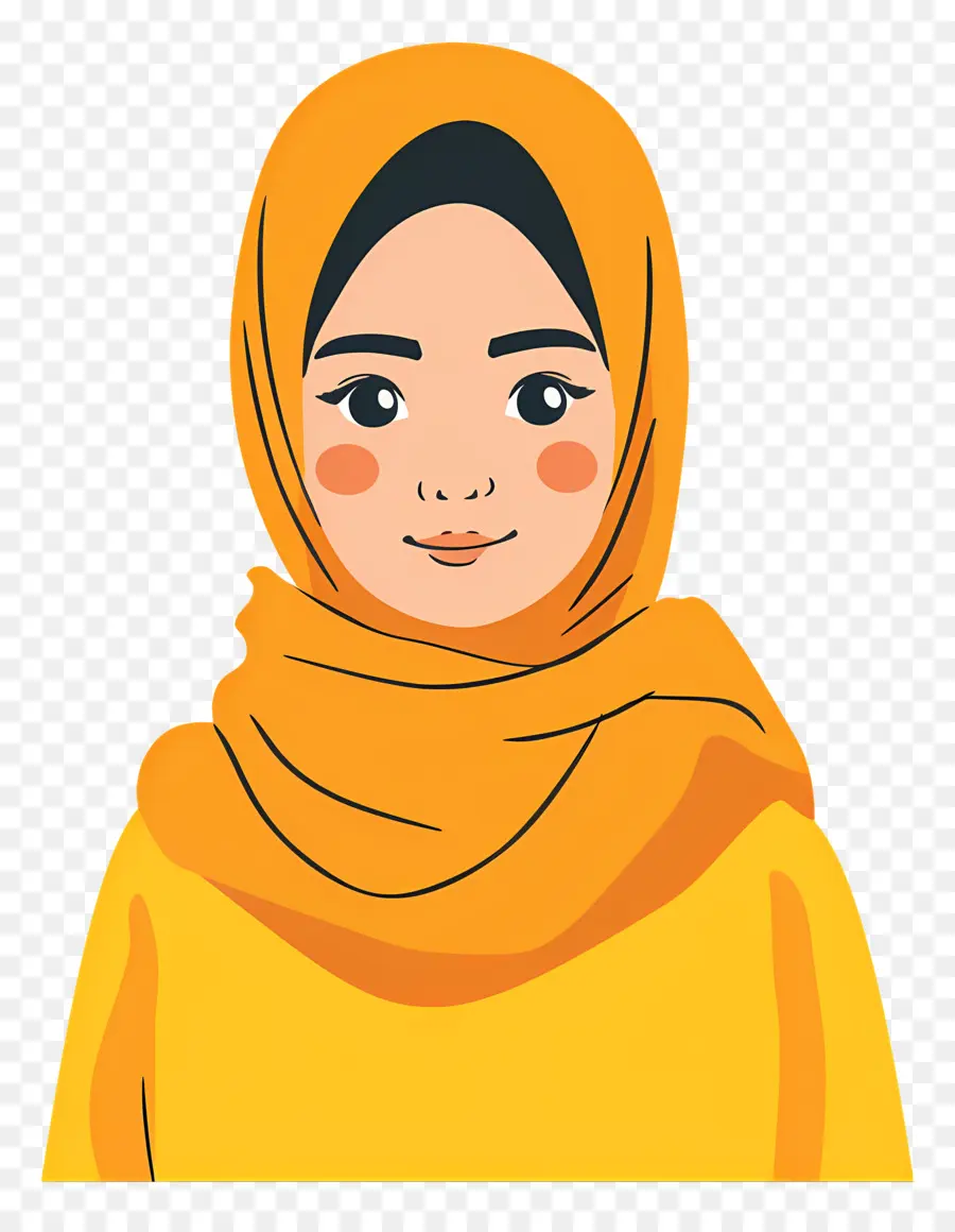 Linda Chica Hijab，Mujer En Hijab PNG