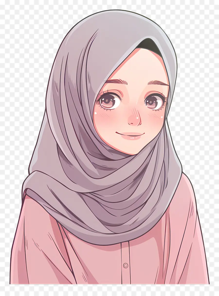 Linda Chica Hijab，Chica En Hijab PNG