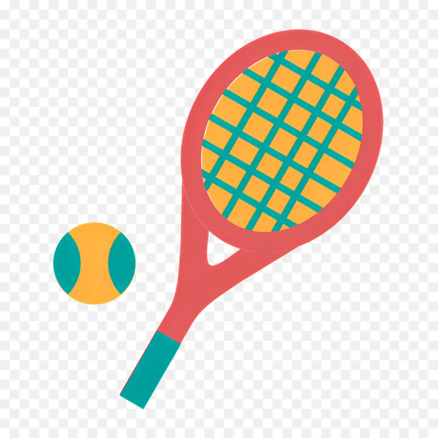 Raqueta De Tenis，Raqueta De Tenis Y Pelota PNG