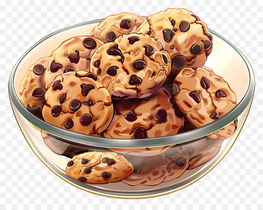 Galletas Con Chispas De Chocolate，Galletas PNG