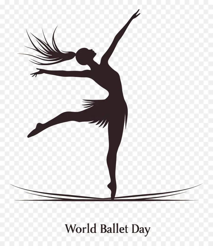 Día Mundial Del Ballet，Bailarina De Ballet PNG