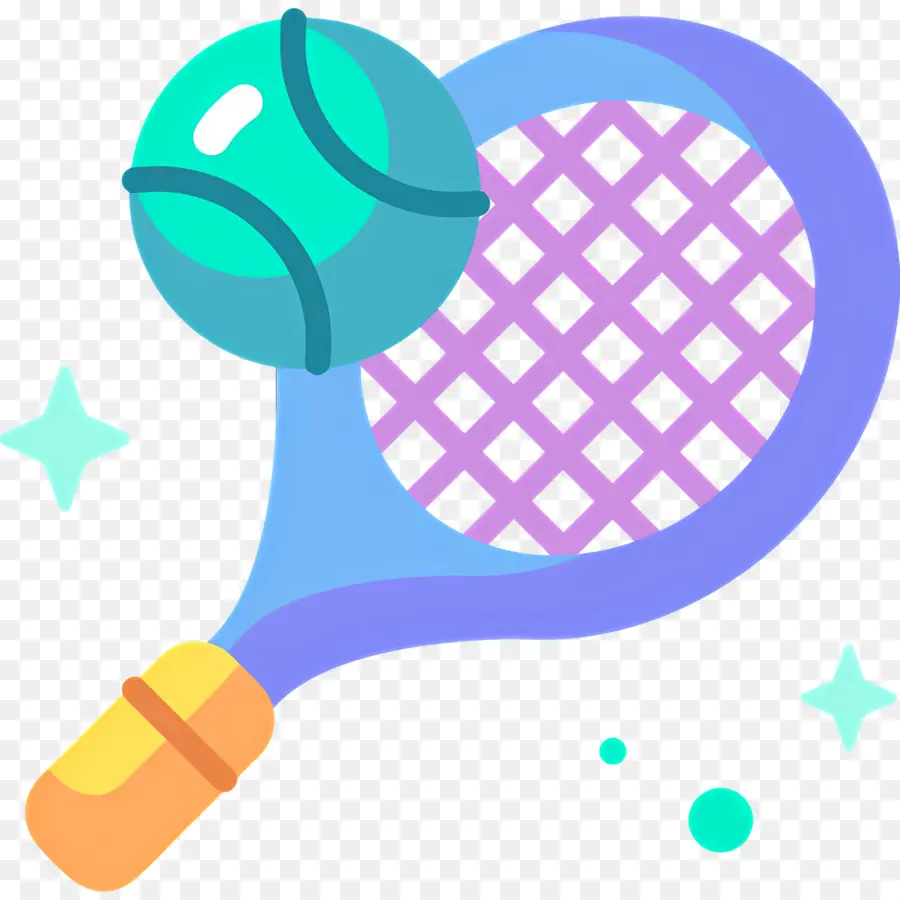 Raqueta De Tenis，Raqueta De Tenis Y Pelota PNG