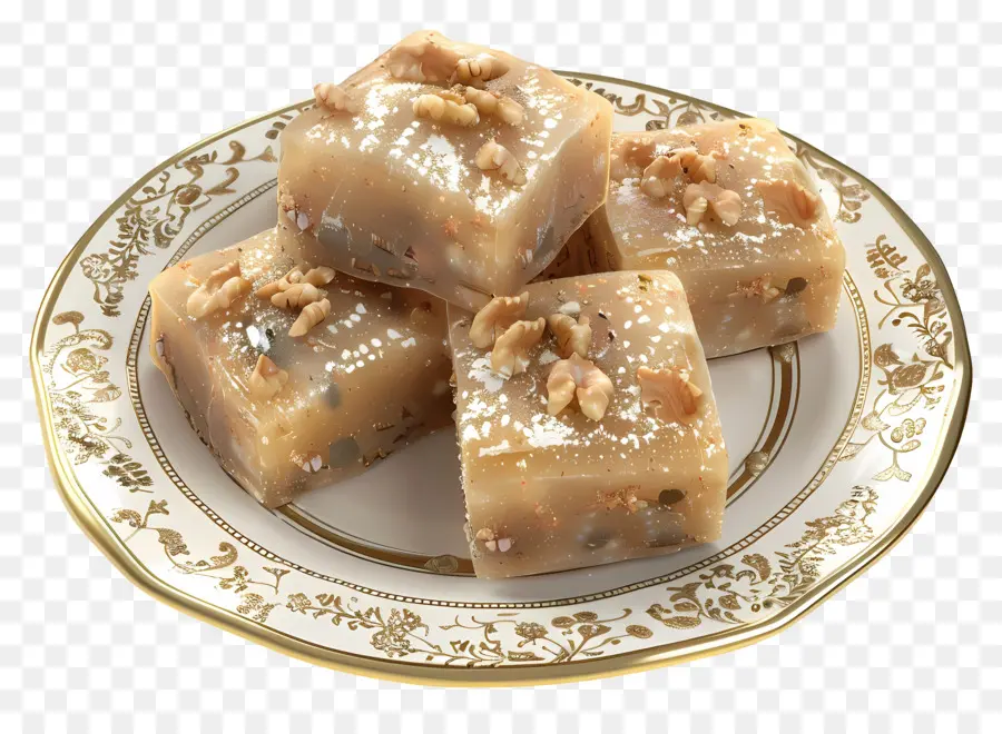 Halva，Postre De Nueces PNG