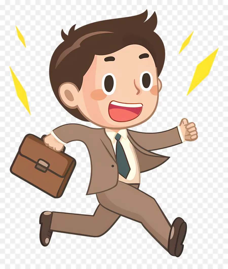 Empresario Corriendo，Hombre Corriendo PNG