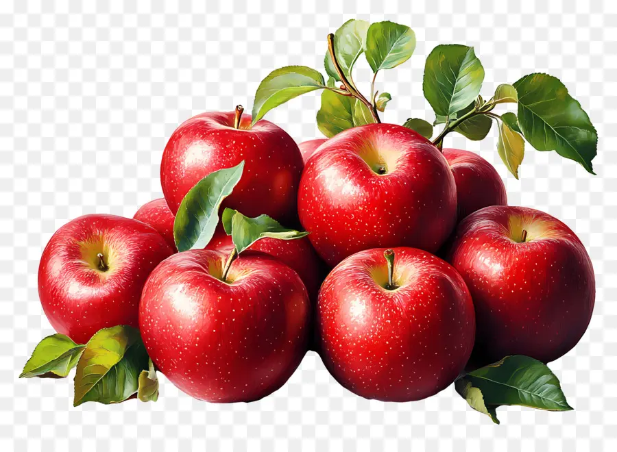 Manzana，Rojo PNG