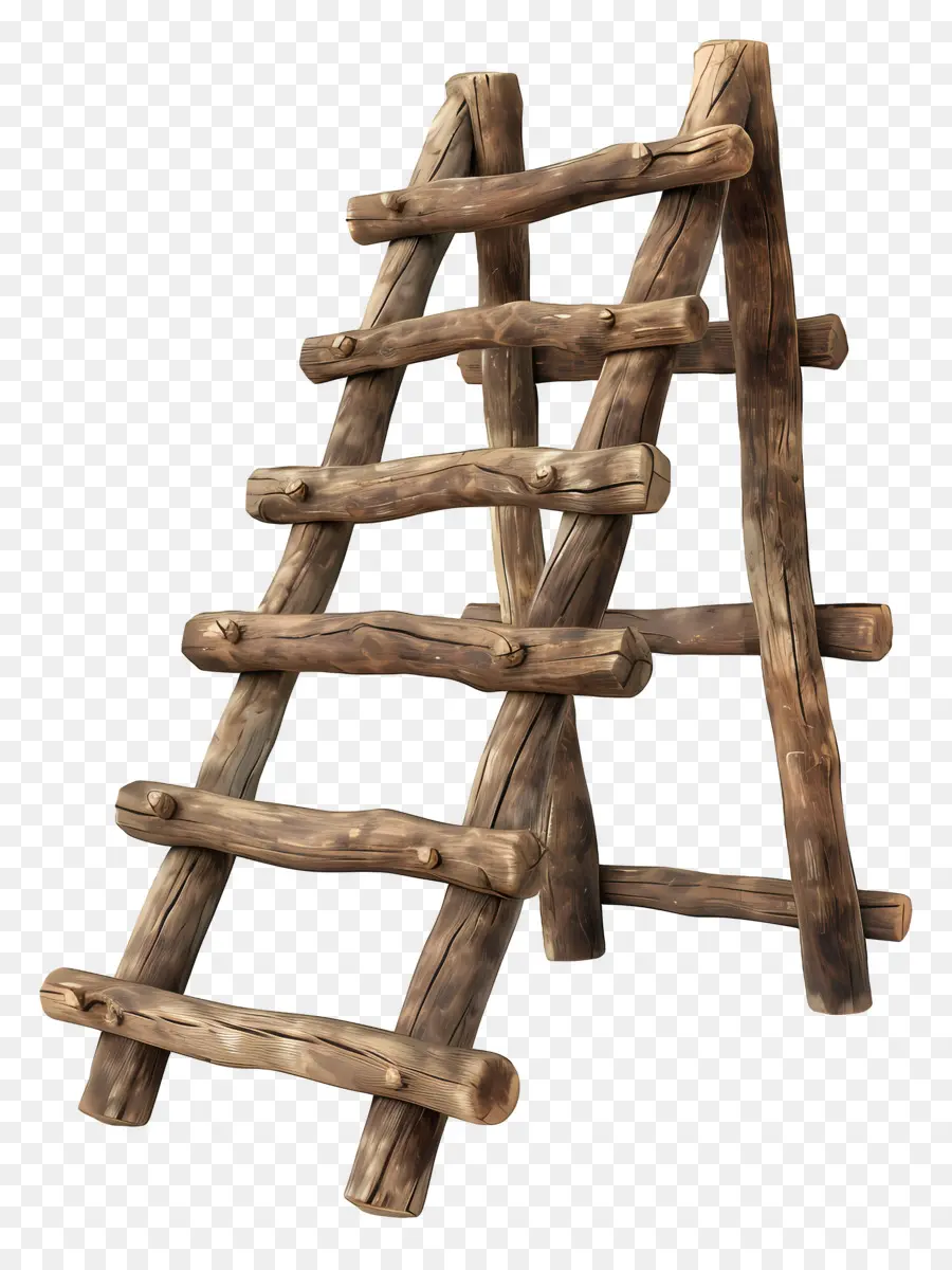 Escalera De Madera，Pasos PNG