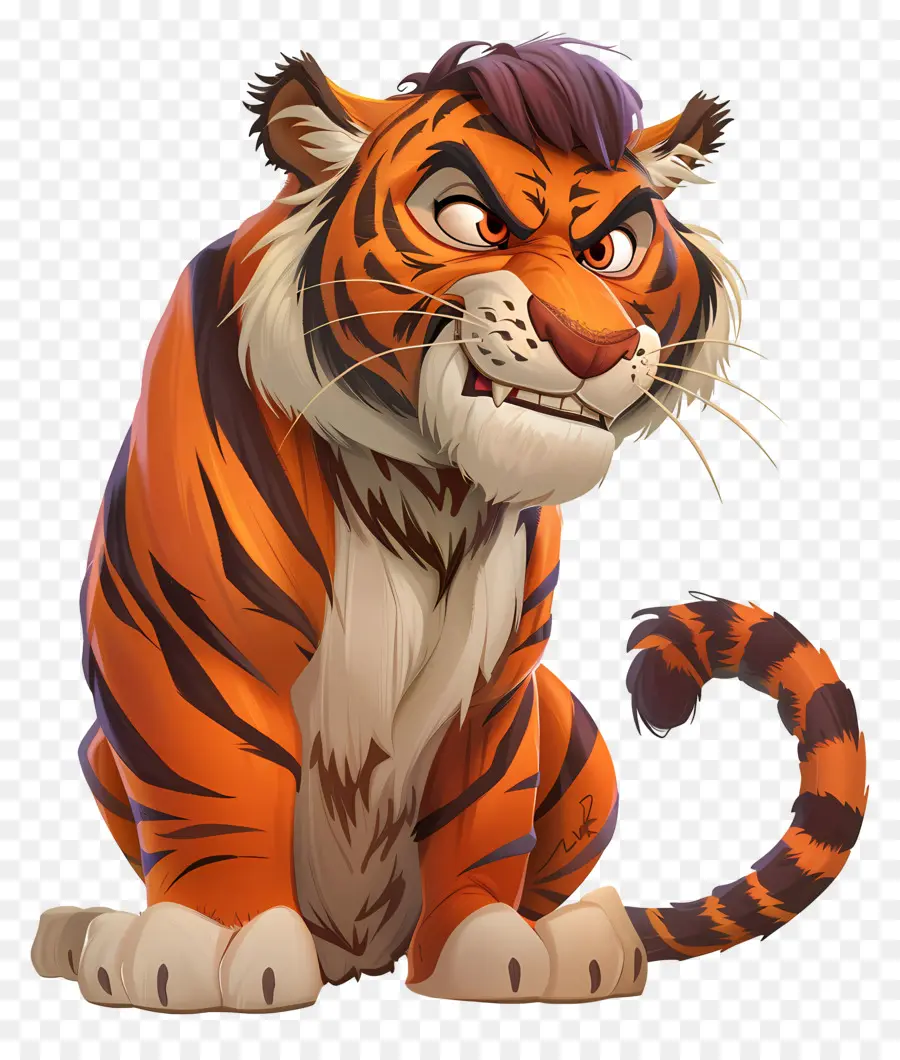 Tigre，Dibujos Animados PNG