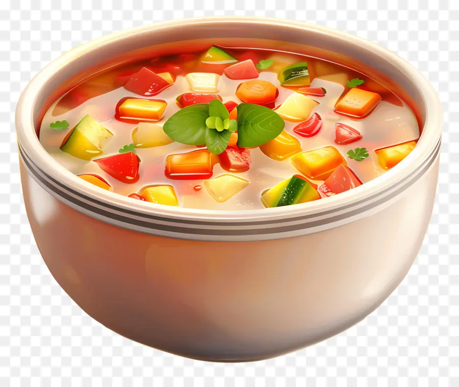 Sopa Minestrone，Sopa De Verduras PNG