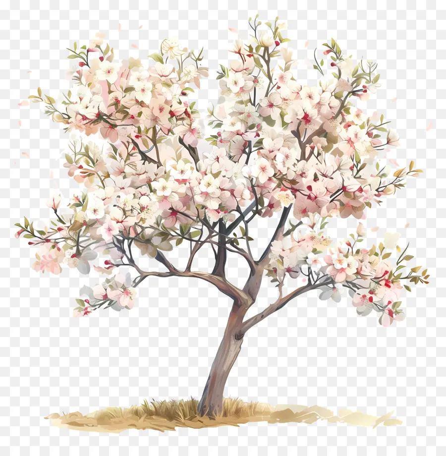 árbol Floreciente，árbol De Flor PNG