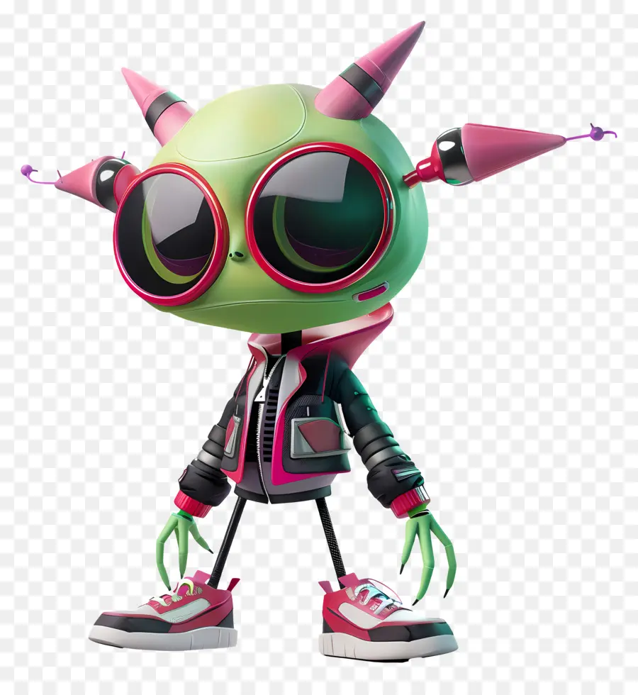 Invasor Zim，Personaje Alienígena PNG