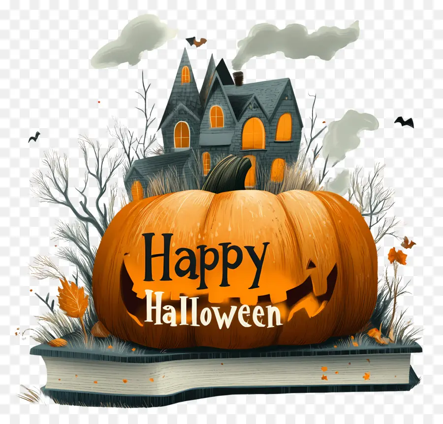 Feliz Halloween，Calabaza PNG