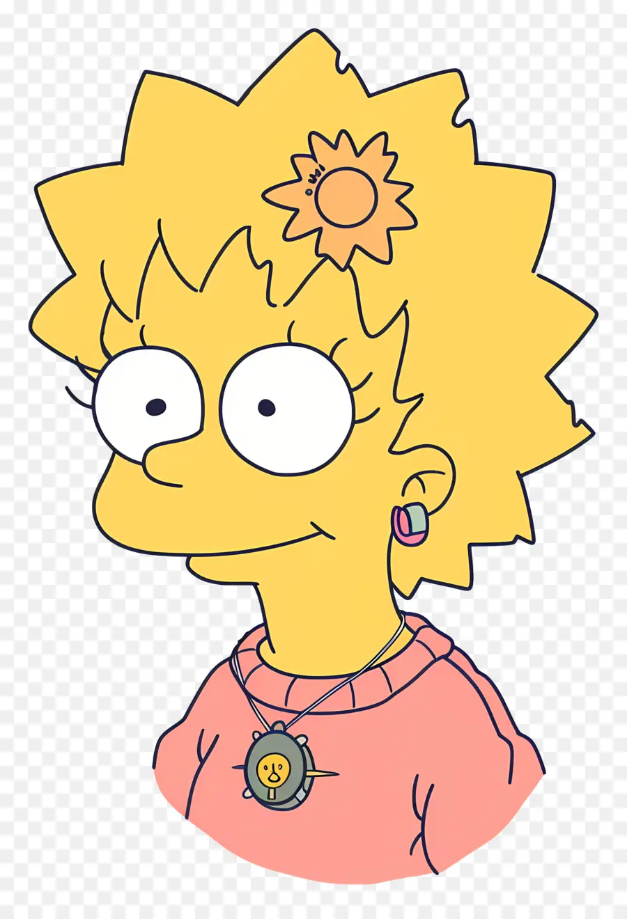 Lisa Simpson，Dibujos Animados PNG