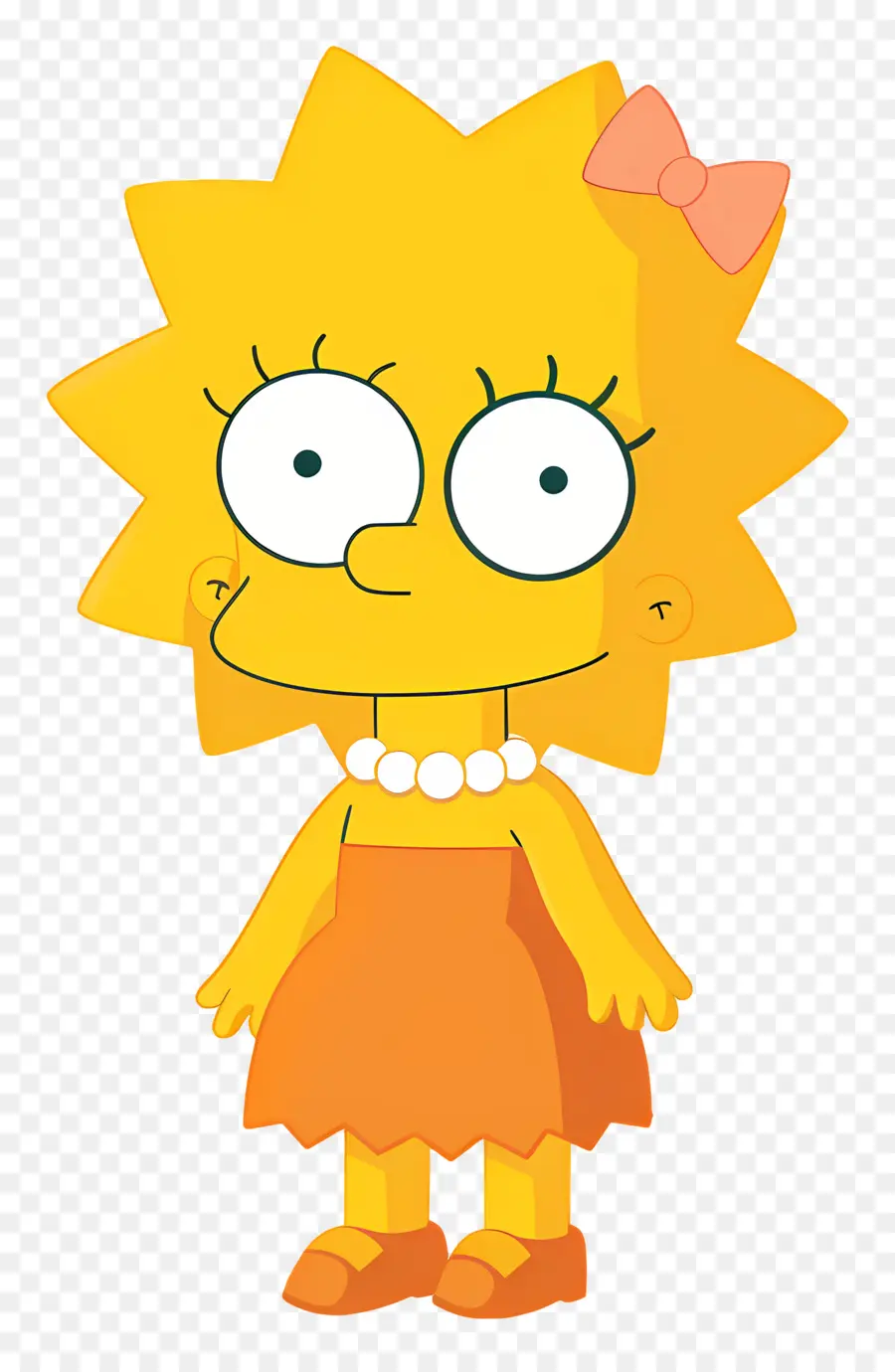 Maggie Simpson，Chica Amarilla De Dibujos Animados PNG