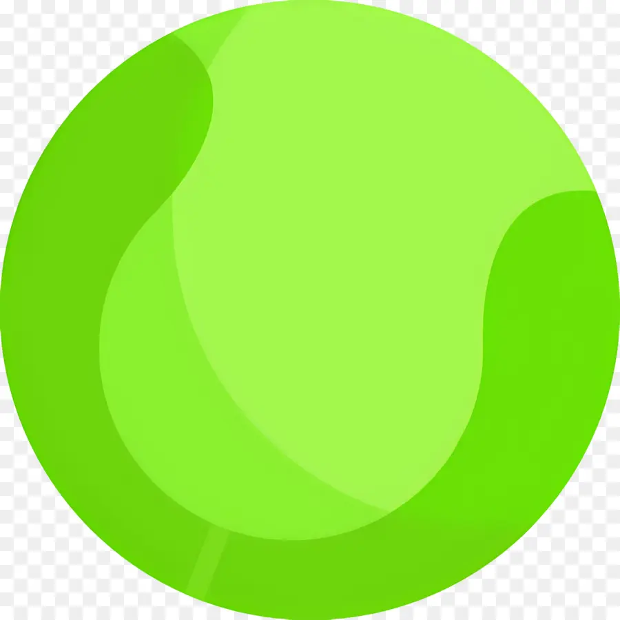 Pelota De Tenis，Bola Verde PNG