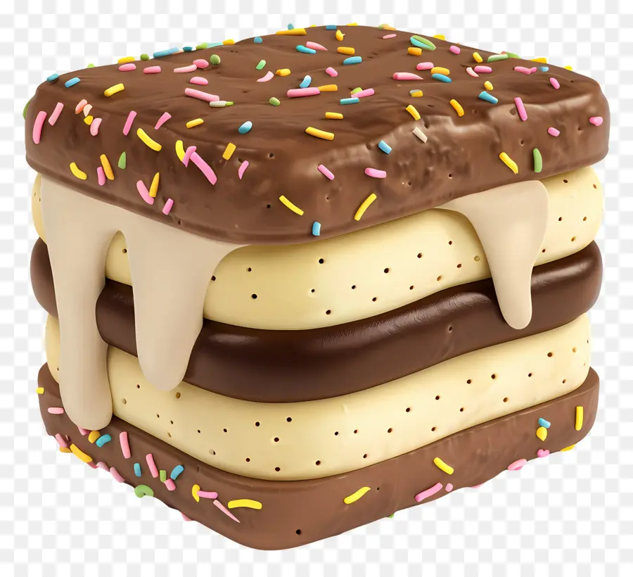 Sándwich De Helado，Helado PNG