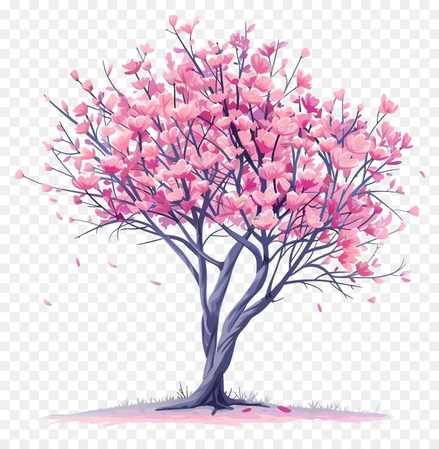 árbol Floreciente，árbol Rosa PNG