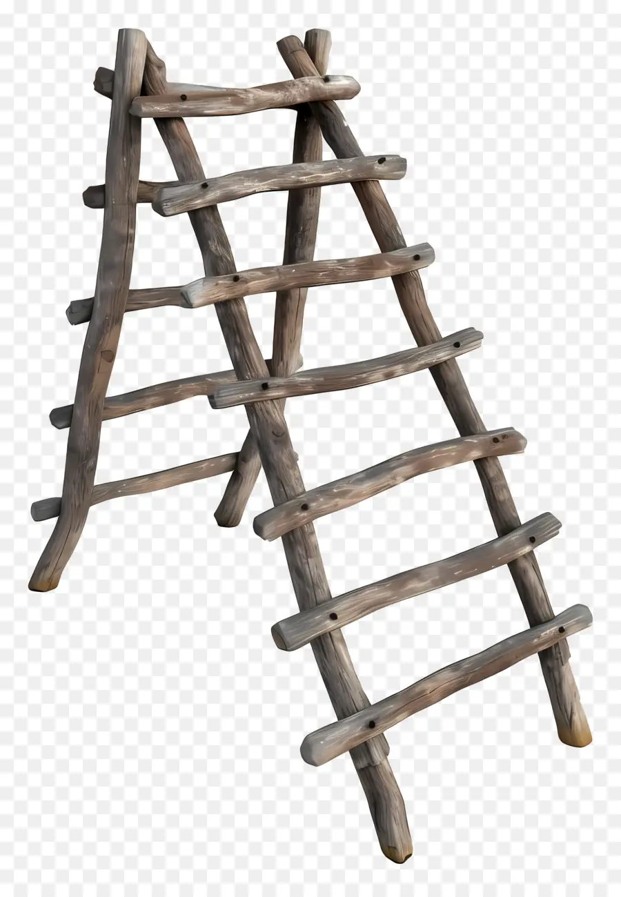 Escalera De Madera，Pasos PNG