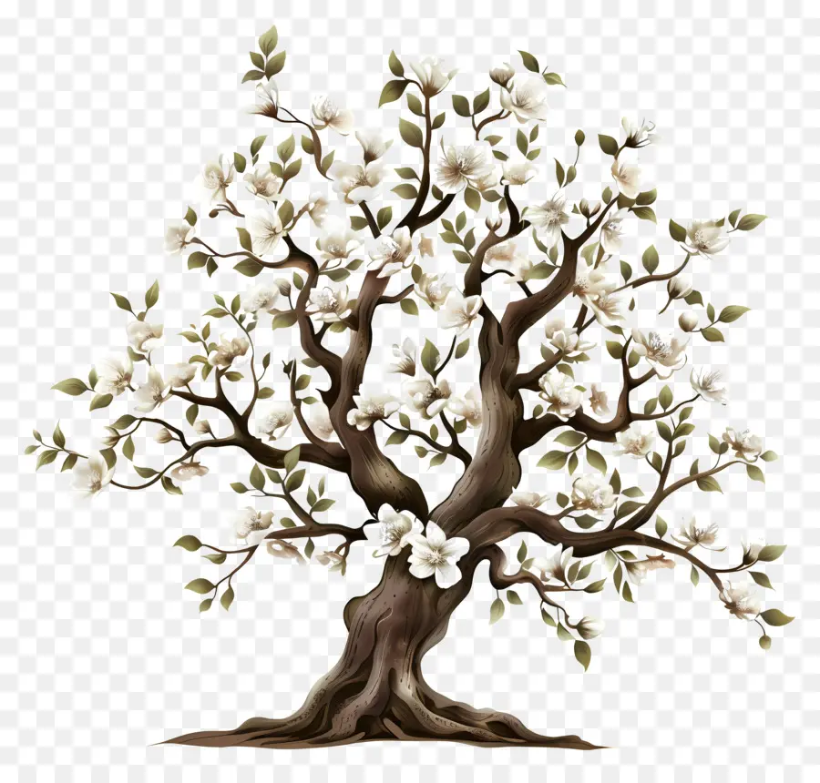 árbol Floreciente，Árbol PNG